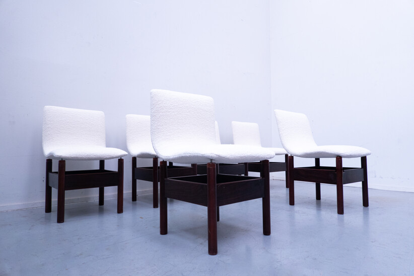 Set of 6 Chelsea Chairs by Vittorio Introini for Saporiti Italia, 1960s
