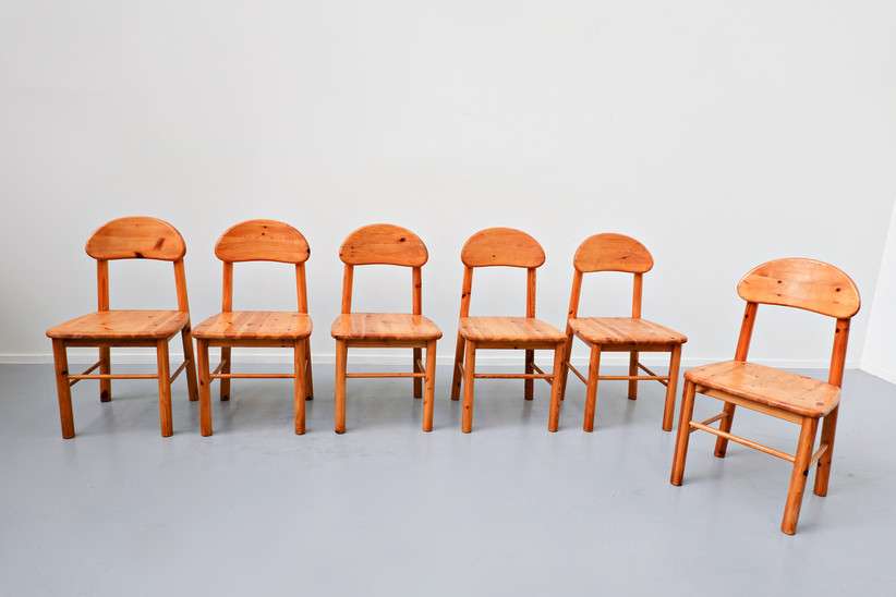 Set of 6 Pitchpin Chairs by Rainer Daumiller, 1970s