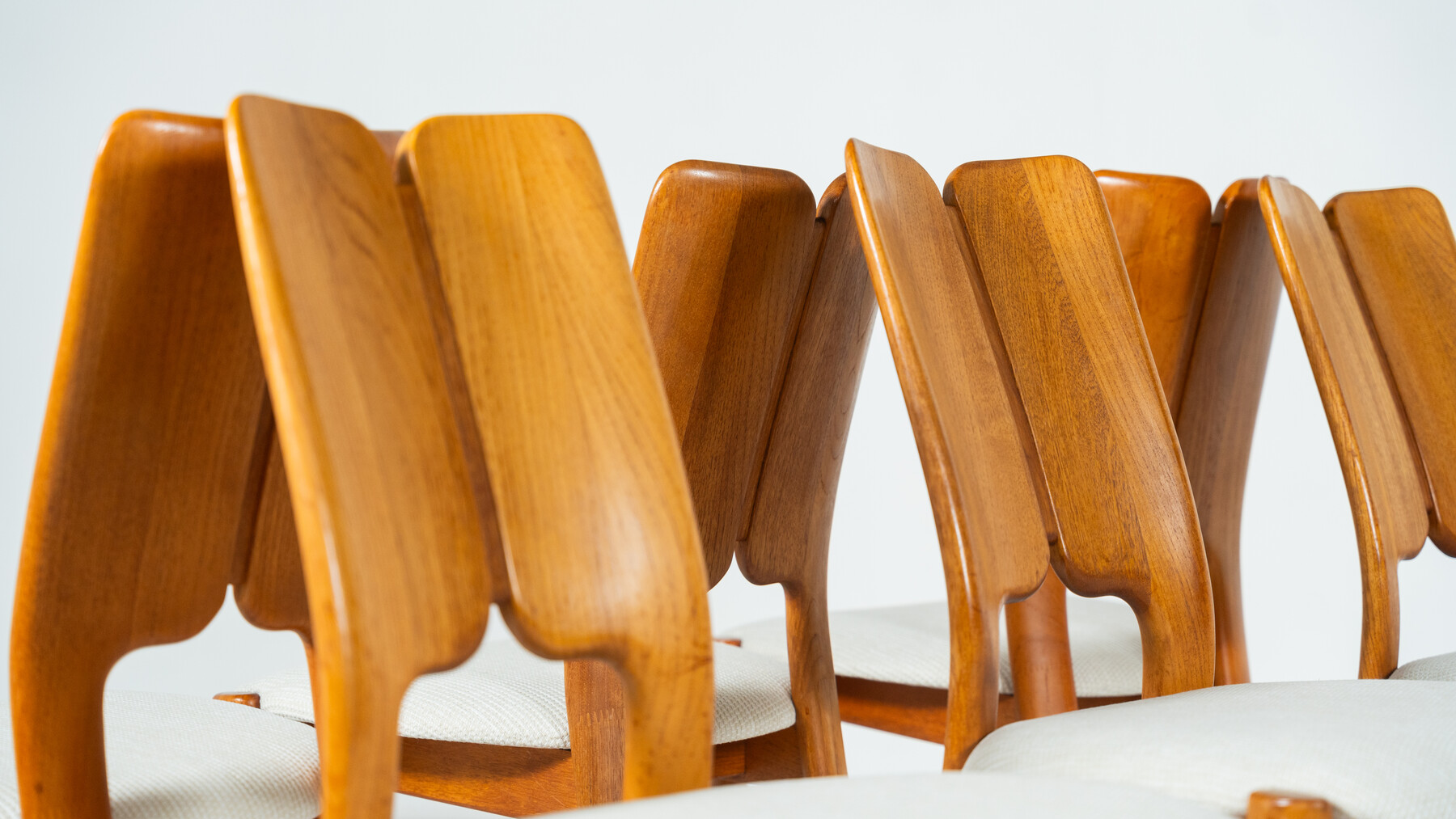 Set of 6 Scandinavian Chairs, 1960s
