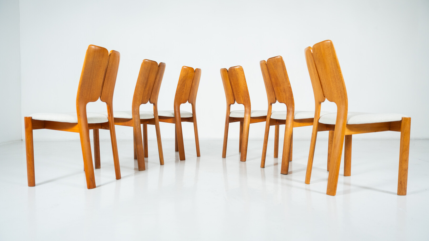 Set of 6 Scandinavian Chairs, 1960s