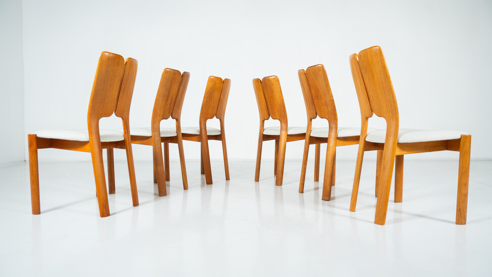 Set of 6 Scandinavian Chairs, 1960s