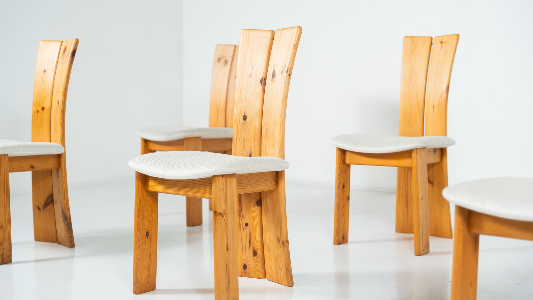 Set of 6 Scandinavian Chairs, 1960s