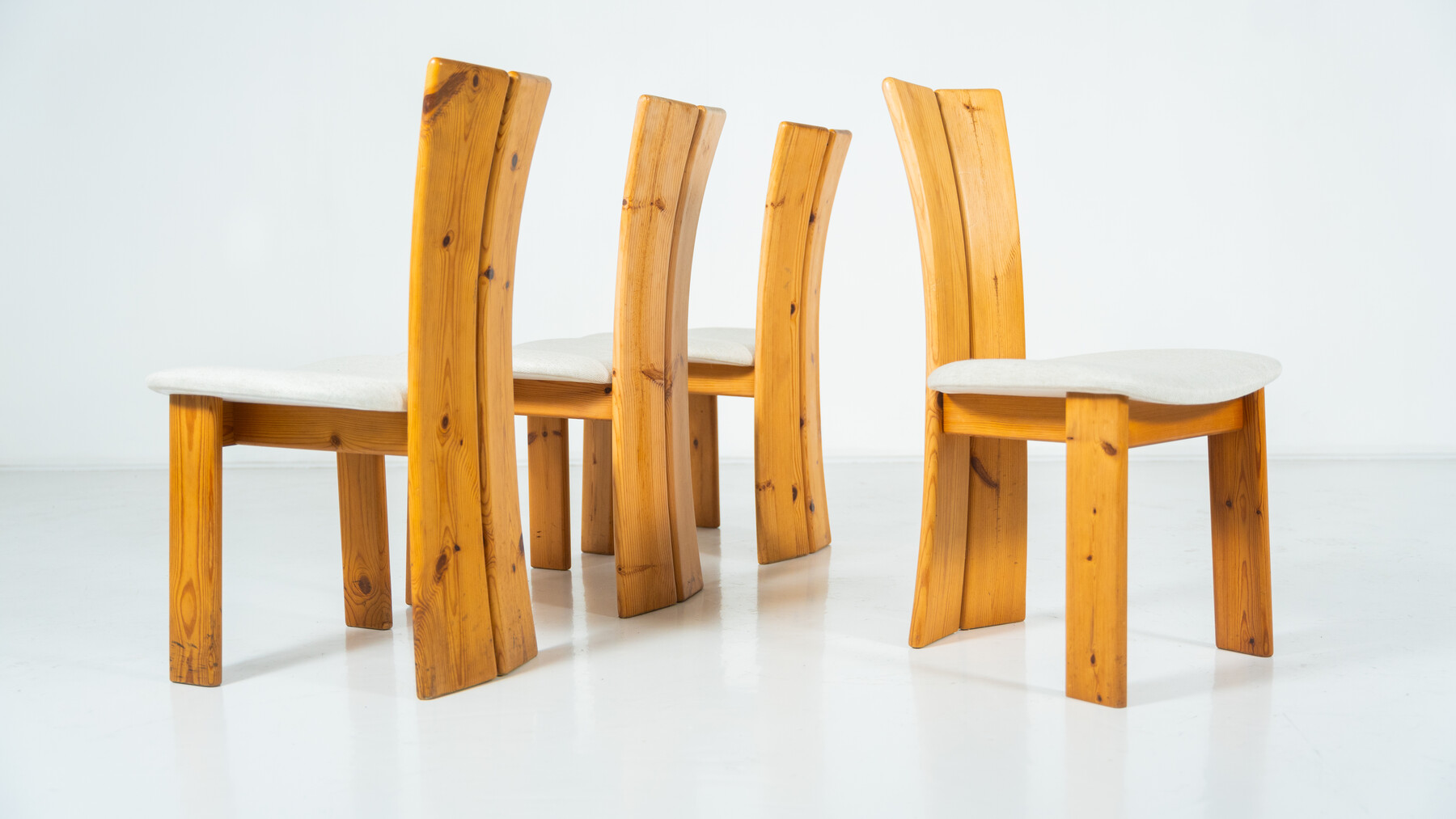 Set of 6 Scandinavian Chairs, 1960s