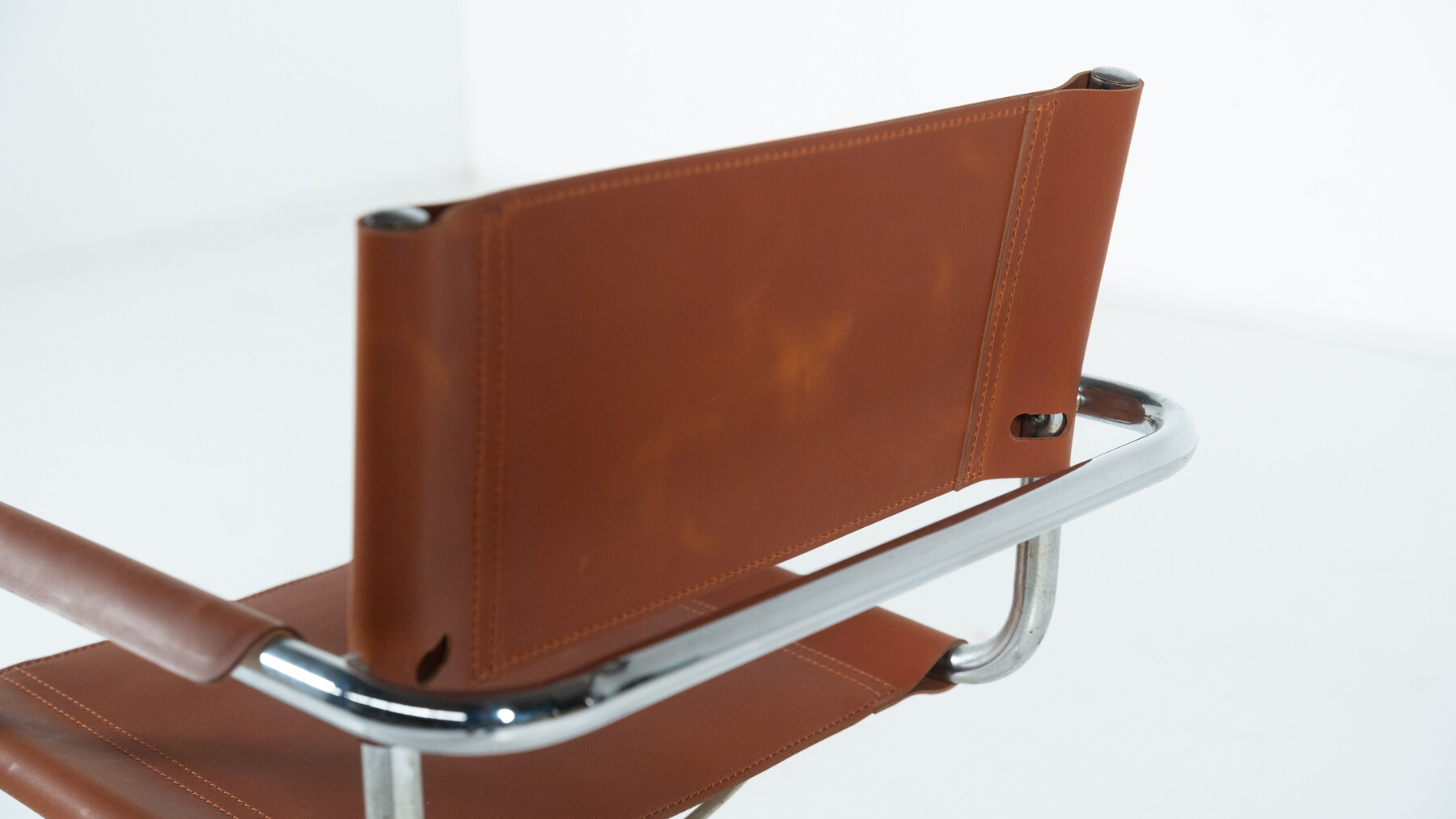 Set of 6 Tubular Armchairs by Mart Stam and Marcel Breuer, Leather