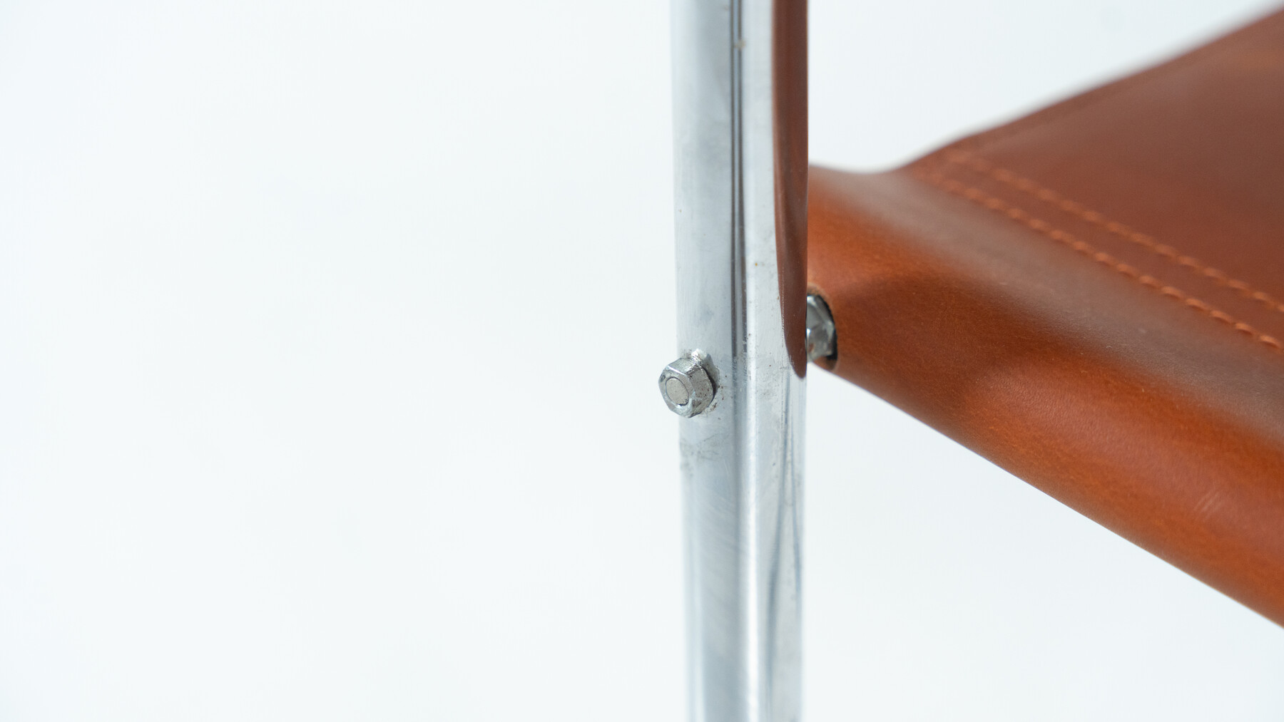 Set of 6 Tubular Armchairs by Mart Stam and Marcel Breuer, Leather