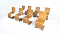 Set of 8 Bamboo Dining Chairs by Alejandro Estrada for Piegatto, 2000s