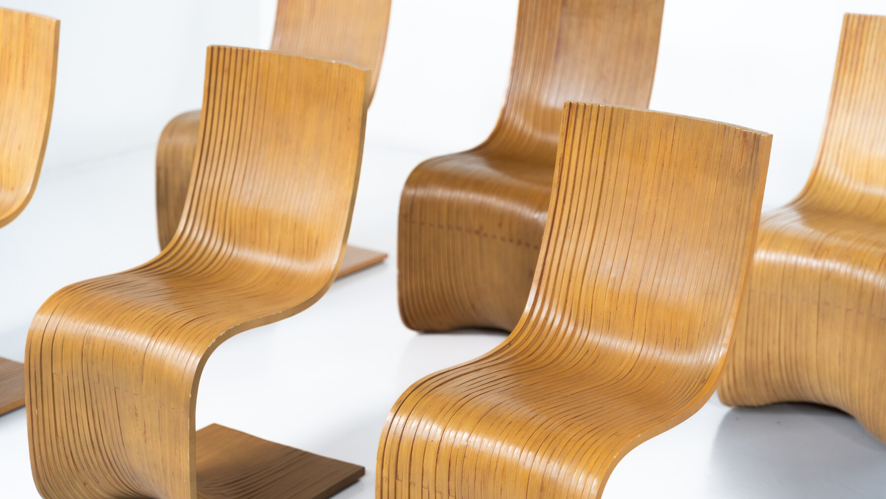 Set of 8 Bamboo Dining Chairs by Alejandro Estrada for Piegatto, 2000s