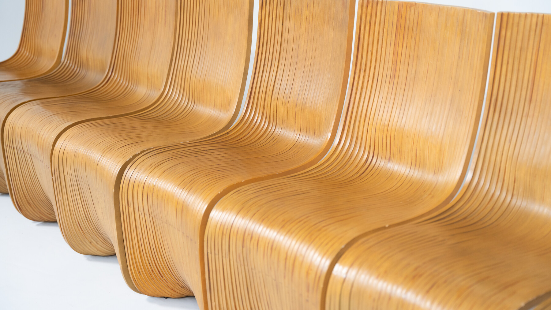 Set of 8 Bamboo Dining Chairs by Alejandro Estrada for Piegatto, 2000s