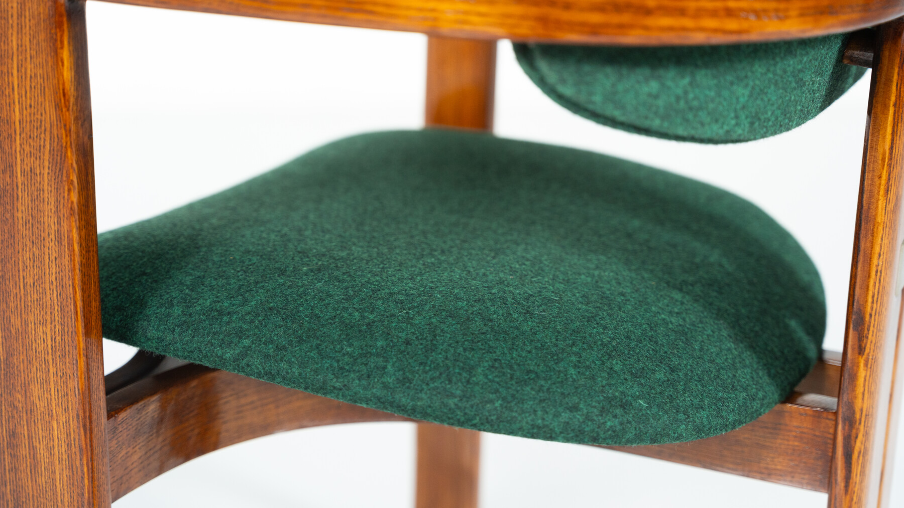 Set of 8 Pamplona Armchairs by Augusto Savini for Pozzi, Italy, 1960s - New Upholstery ( Kvadrat)