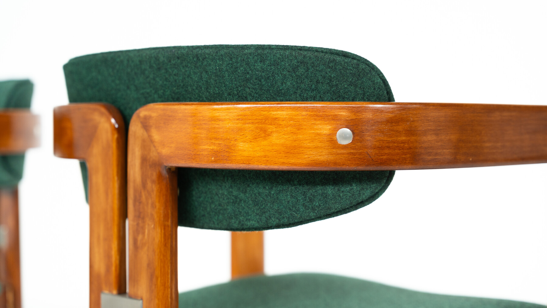 Set of 8 Pamplona Armchairs by Augusto Savini for Pozzi, Italy, 1960s - New Upholstery ( Kvadrat)