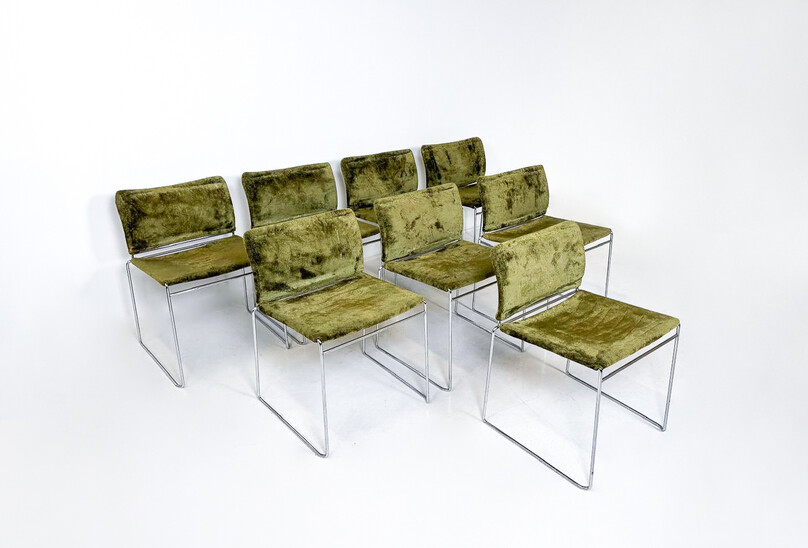 Set of 8 Tulu Chairs by Kazuhide Takahama, 1969