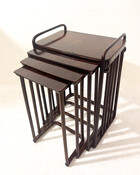 Set of four Nesting Tables by Josef Hoffmann, Vienna, 1904