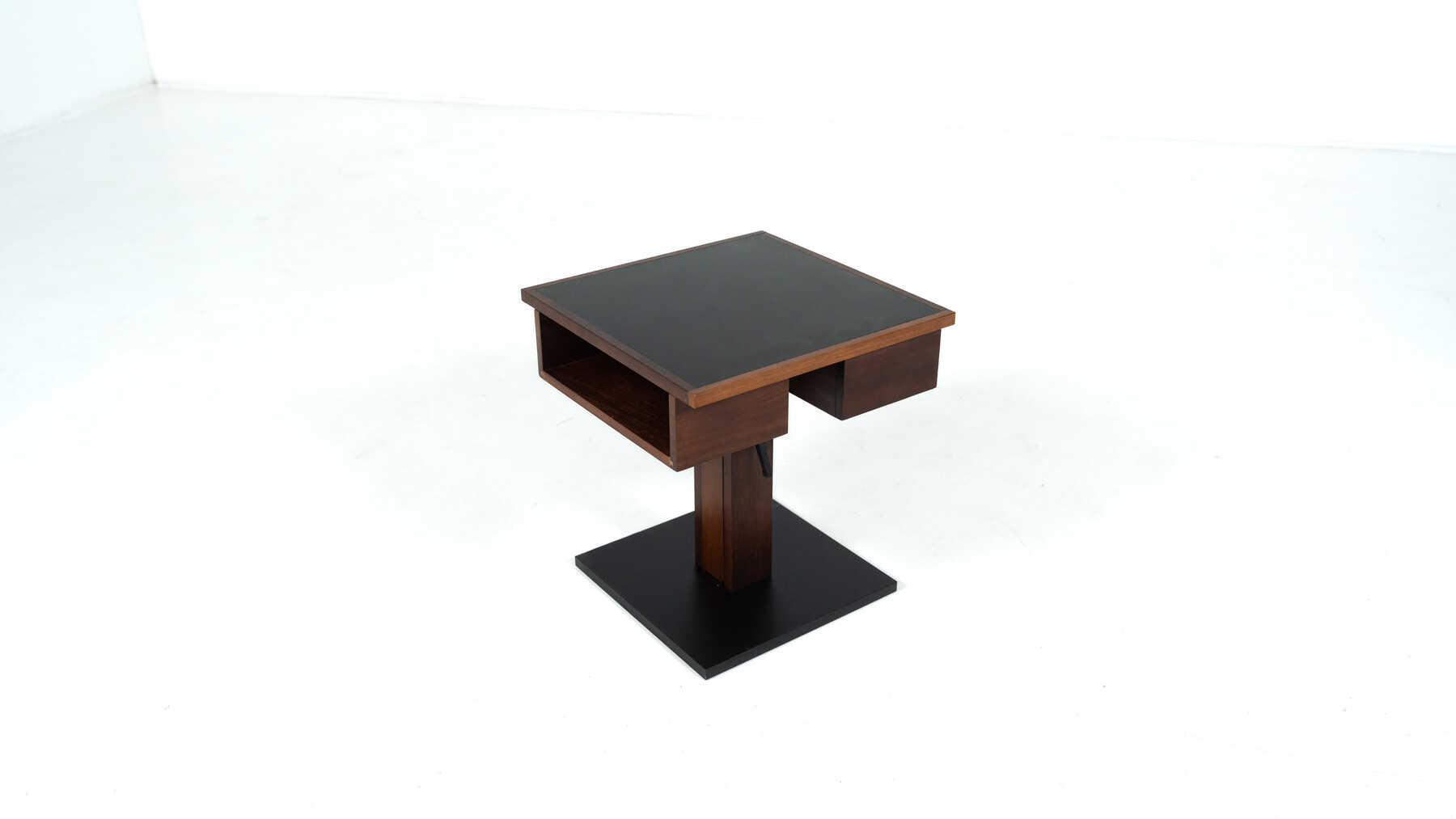 Side table by Bernard Vuarnesson, Adjustable Height, 1980s