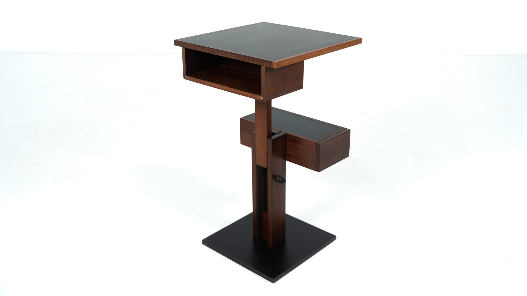 Side table by Bernard Vuarnesson, Adjustable Height, 1980s