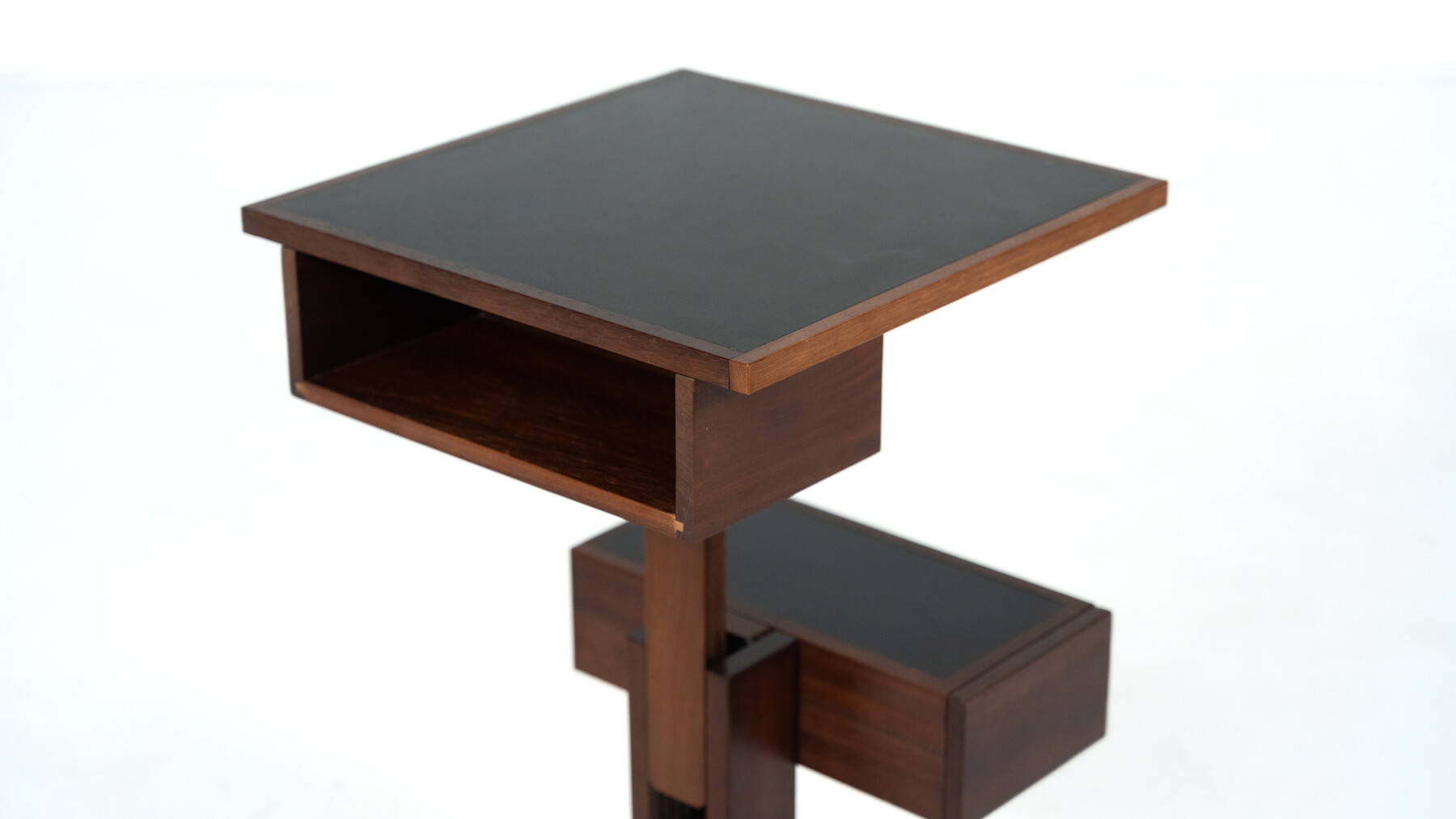 Side table by Bernard Vuarnesson, Adjustable Height, 1980s