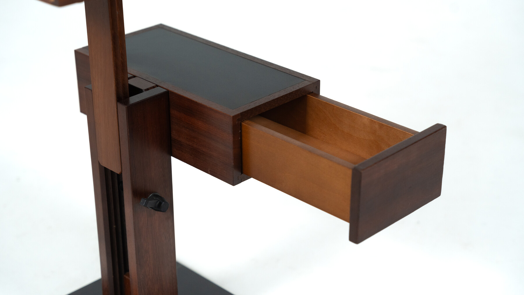 Side table by Bernard Vuarnesson, Adjustable Height, 1980s