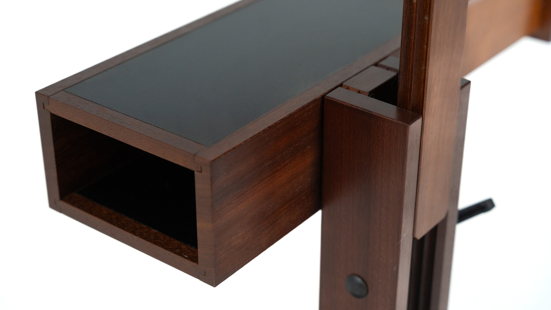 Side table by Bernard Vuarnesson, Adjustable Height, 1980s