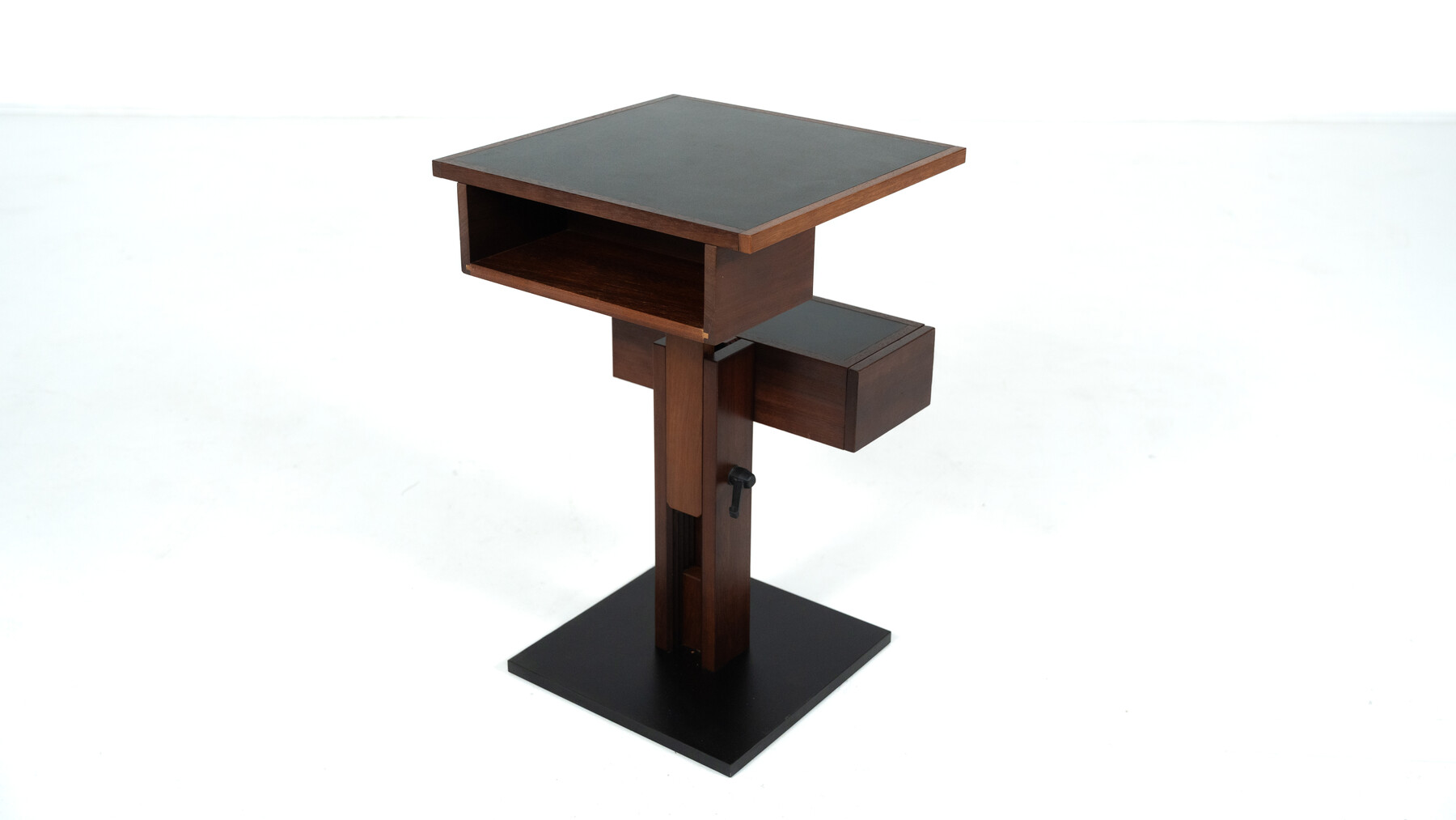 Side table by Bernard Vuarnesson, Adjustable Height, 1980s