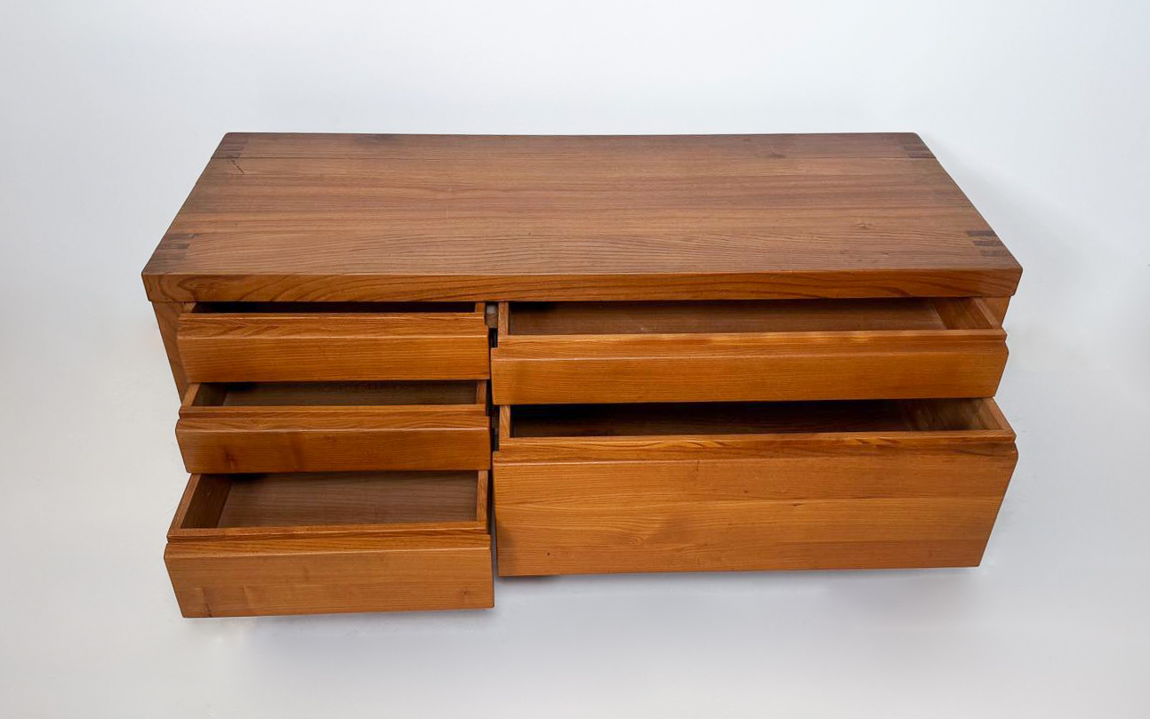 Sideboard R14 by Pierre Chapo, France, 1975