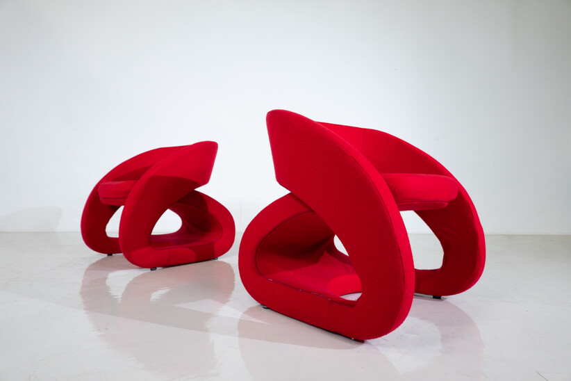 Smile Armchairs by Marcello Ziliani for BBB Emmebonacina