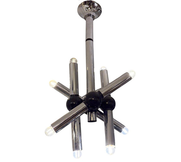 Space Age Ceiling Light in the Style of Targetti Sankey, Italy, 1970s