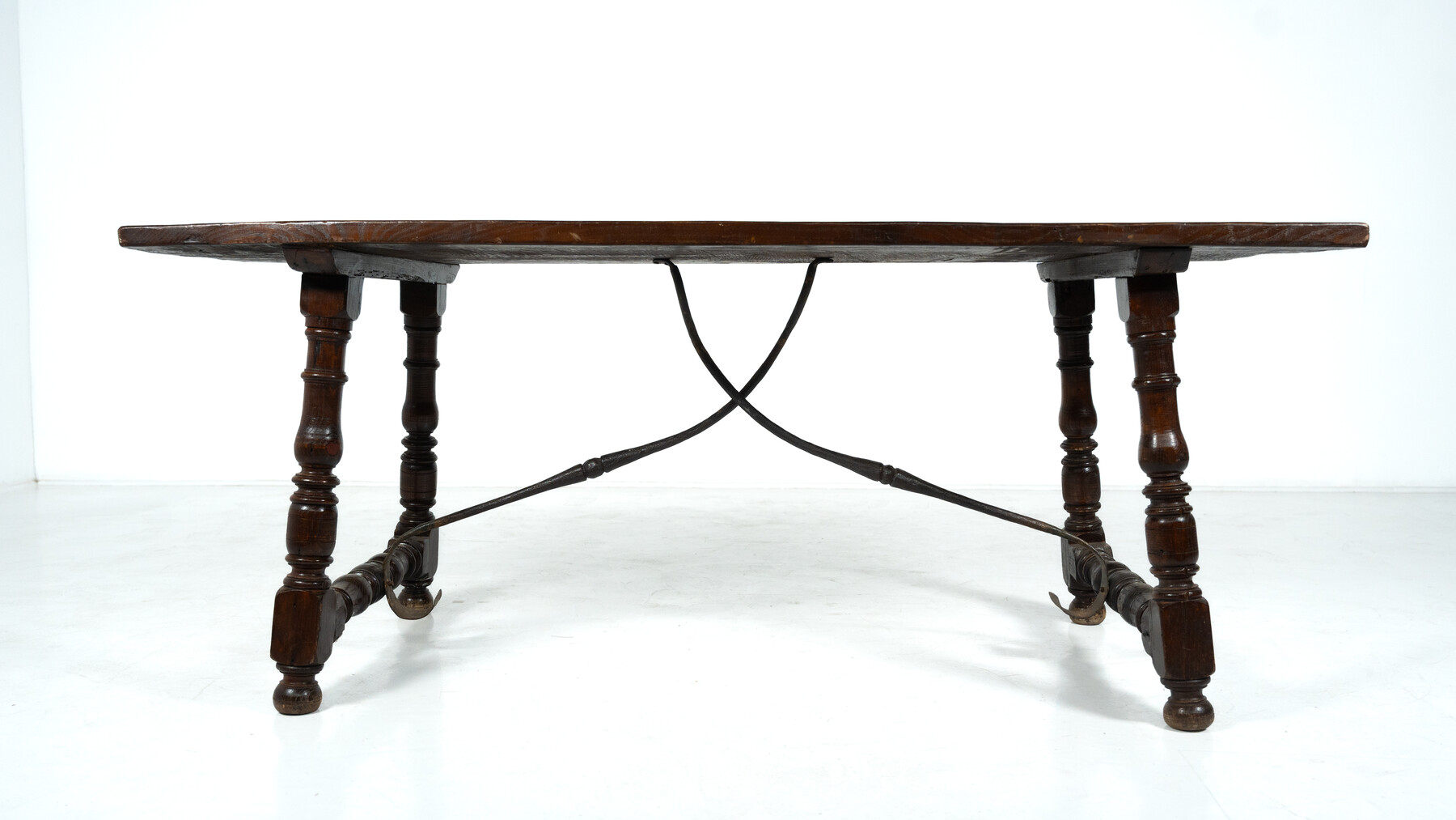  Spanish Wooden Dining Table 