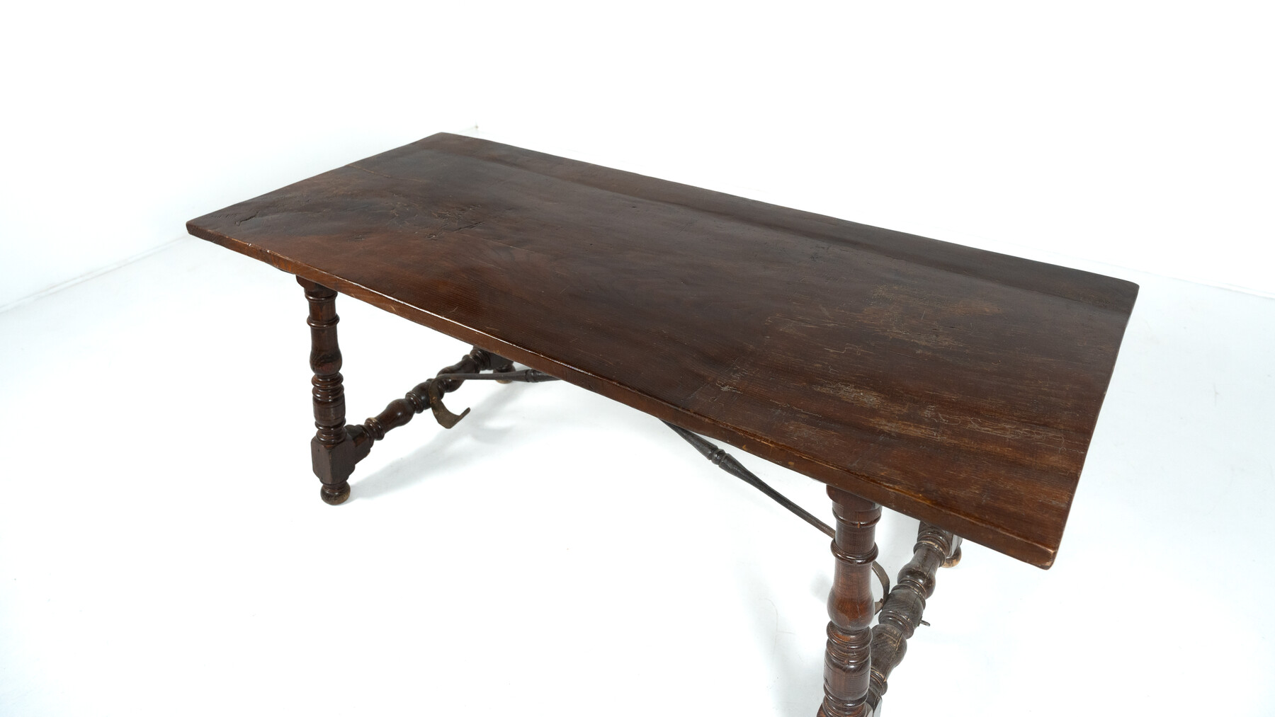  Spanish Wooden Dining Table 