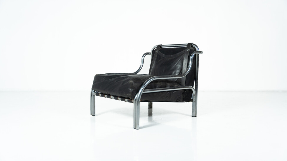 Stringa Armchair by Gae Aulenti, 1962 - Original Upholstery