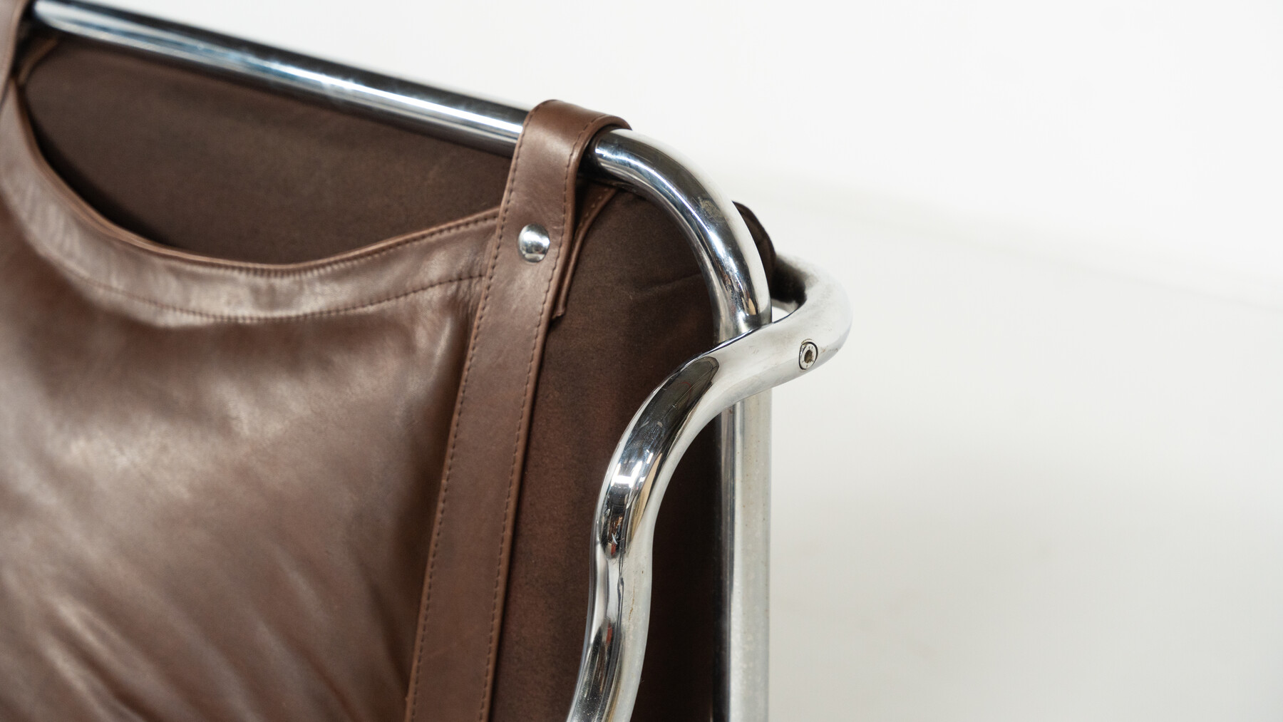 Stringa Sofa by Gae Aulenti, italy, 1962 - New Leather Upholstery