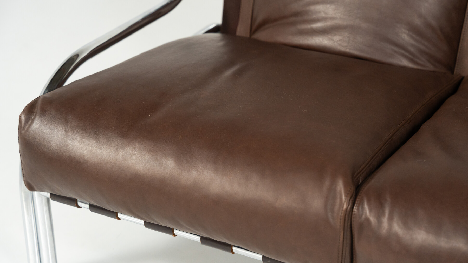 Stringa Sofa by Gae Aulenti, italy, 1962 - New Leather Upholstery
