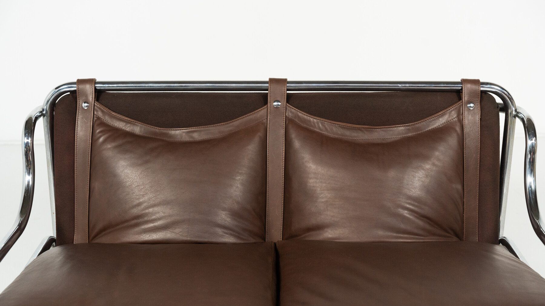Stringa Sofa by Gae Aulenti, italy, 1962 - New Leather Upholstery