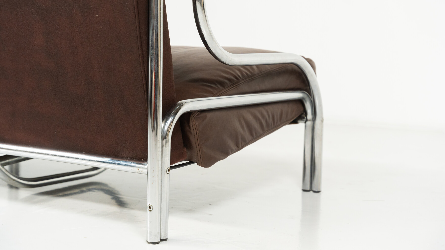Stringa Sofa by Gae Aulenti, italy, 1962 - New Leather Upholstery