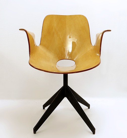 Swivel Chair 'Medea' By Vittorio Nobili For Fratelli Tagliabue