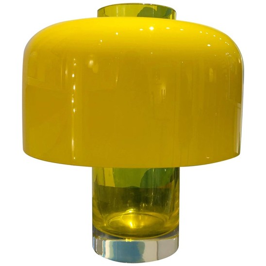 Table Lamp and Vase LT226 by Carlo Nason for Mazzega, Italy, 1965