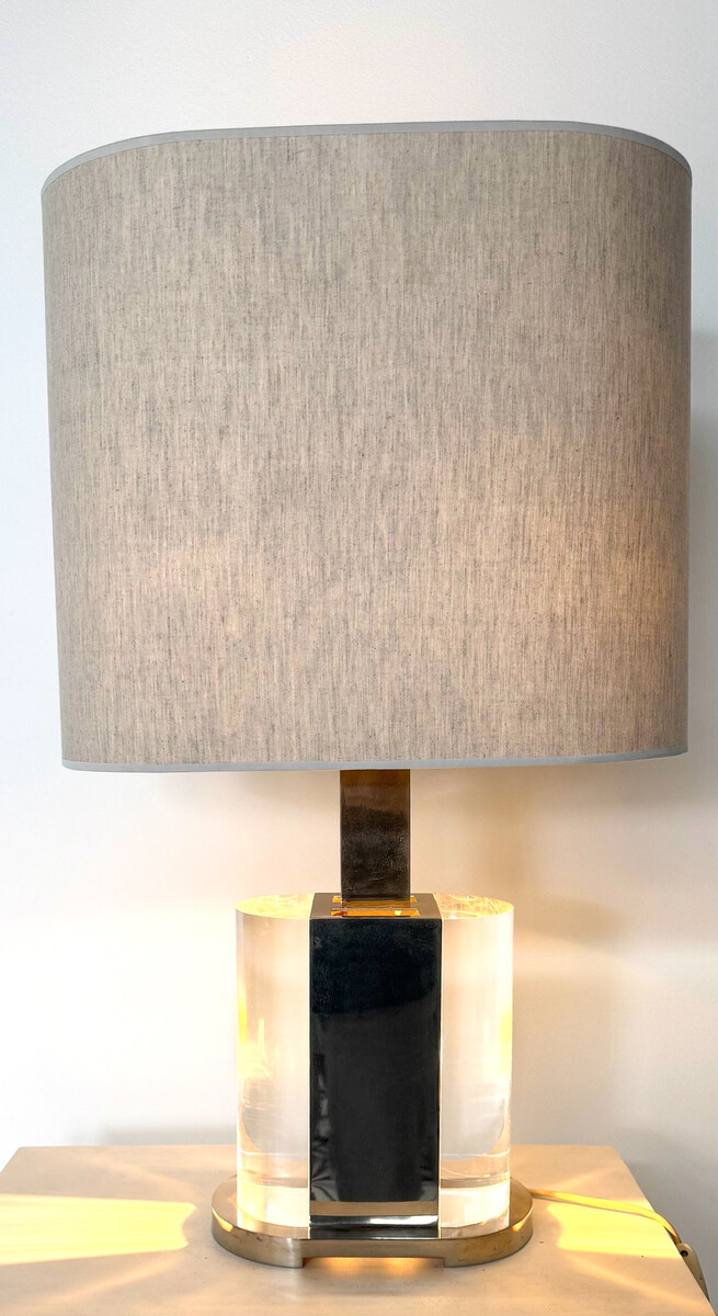 Table Lamp Bauletto by Gabriela Crespi, Italy, 1973 - Signed