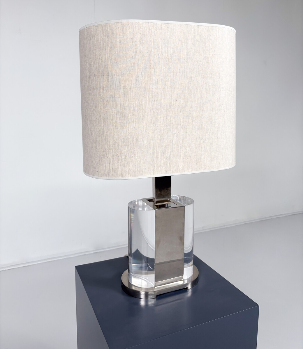 Table Lamp Bauletto by Gabriela Crespi, Italy, 1973 - Signed