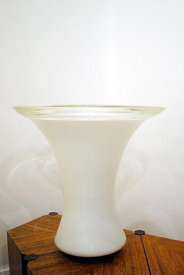 Table Lamp in Murano Glass, Leucos, Italy 1960's