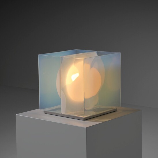 Table Lamp/Vase model 'LT323' by Carlo Nason for Mazzega, Italy, 1960s