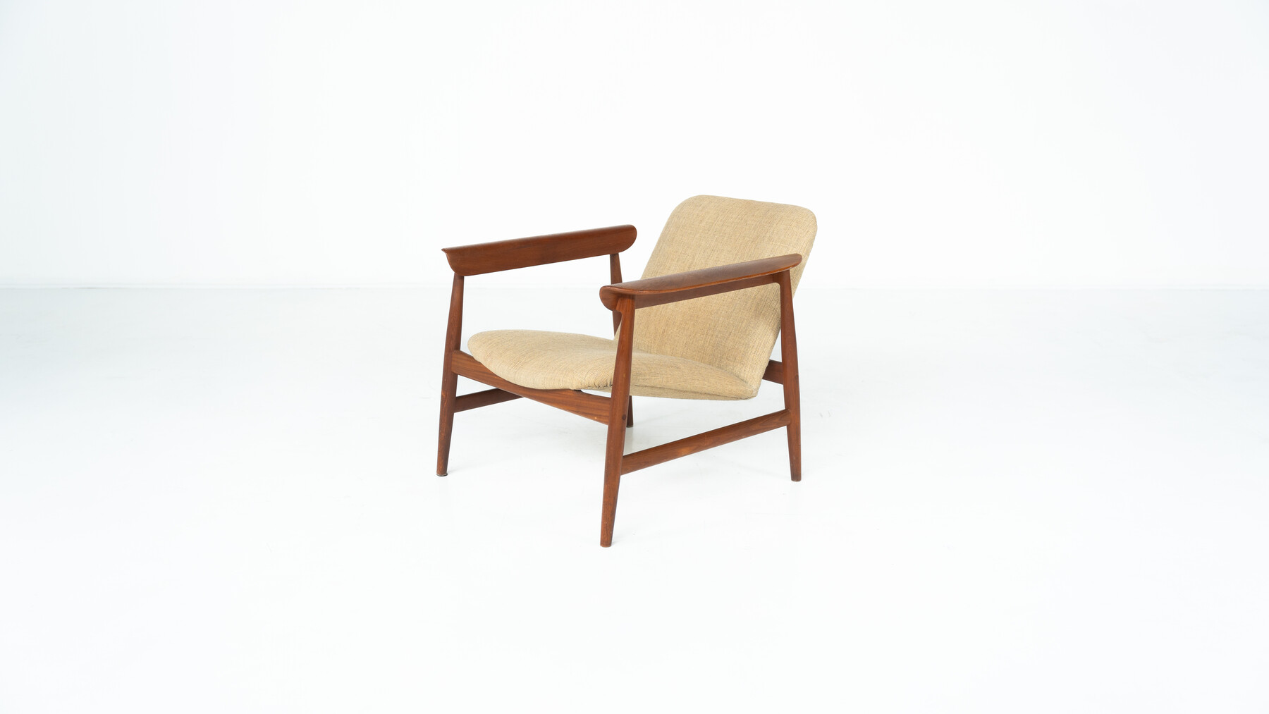 Teak Lounge Chair Mod. BO-118 by Finn Juhl for Bovirke, 1950s