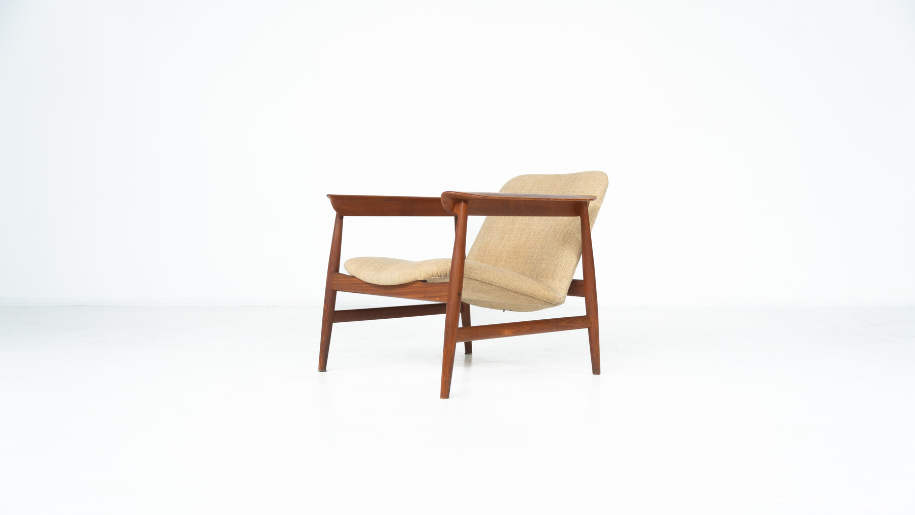 Teak Lounge Chair Mod. BO-118 by Finn Juhl for Bovirke, 1950s
