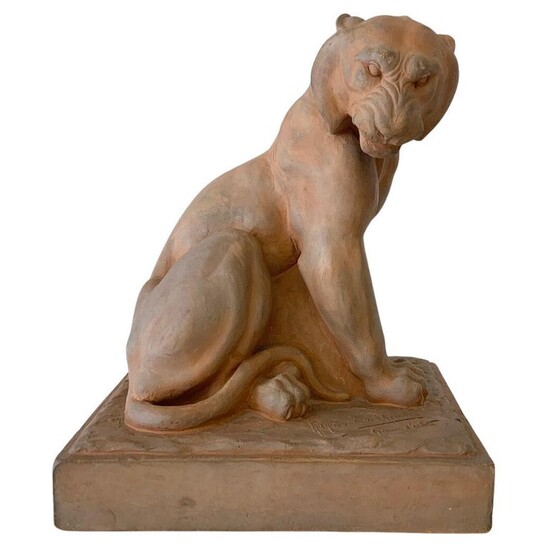 Terracotta sculpture by Raymond de Meester - Belgium