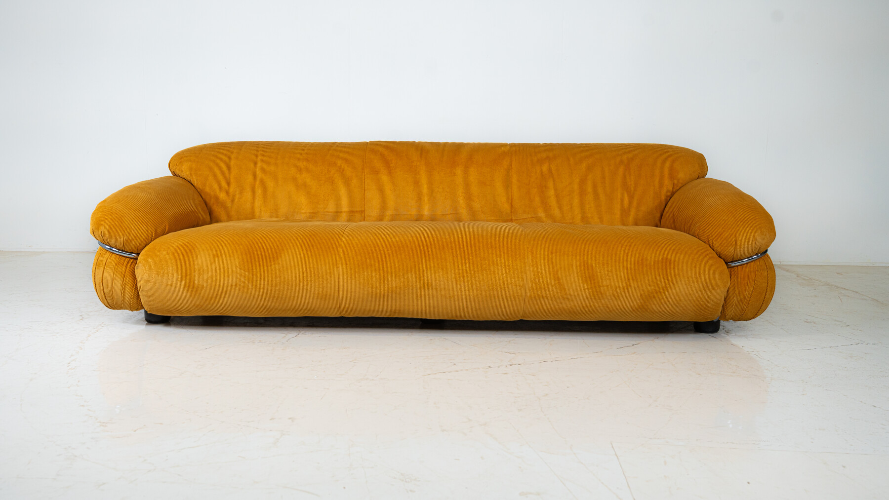 Three-Seater Sesann Sofa by Gianfranco Frattini for Cassina, Italy, 1970s