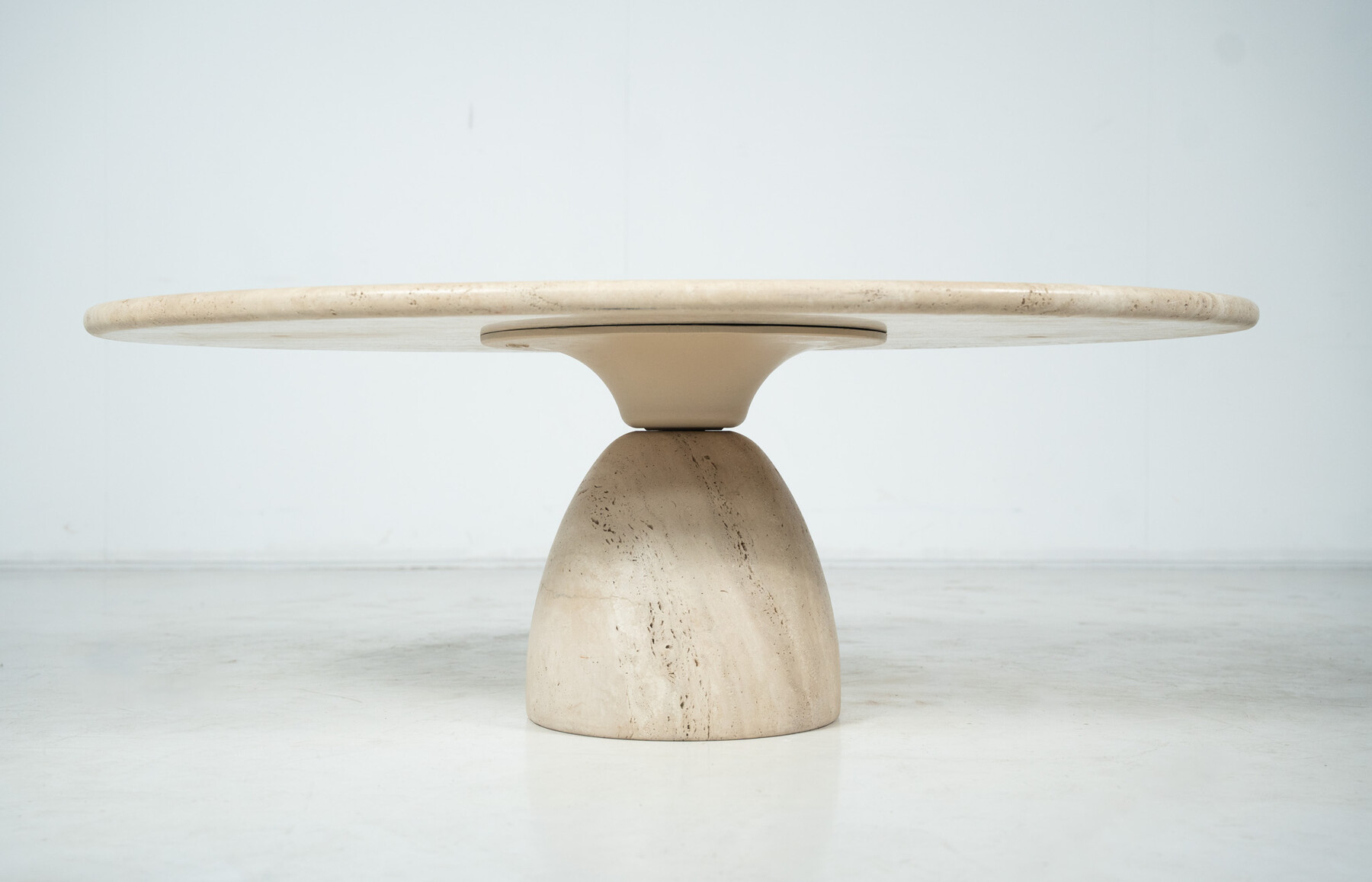Travertine Coffee Table by Peter Draenert, 1970s