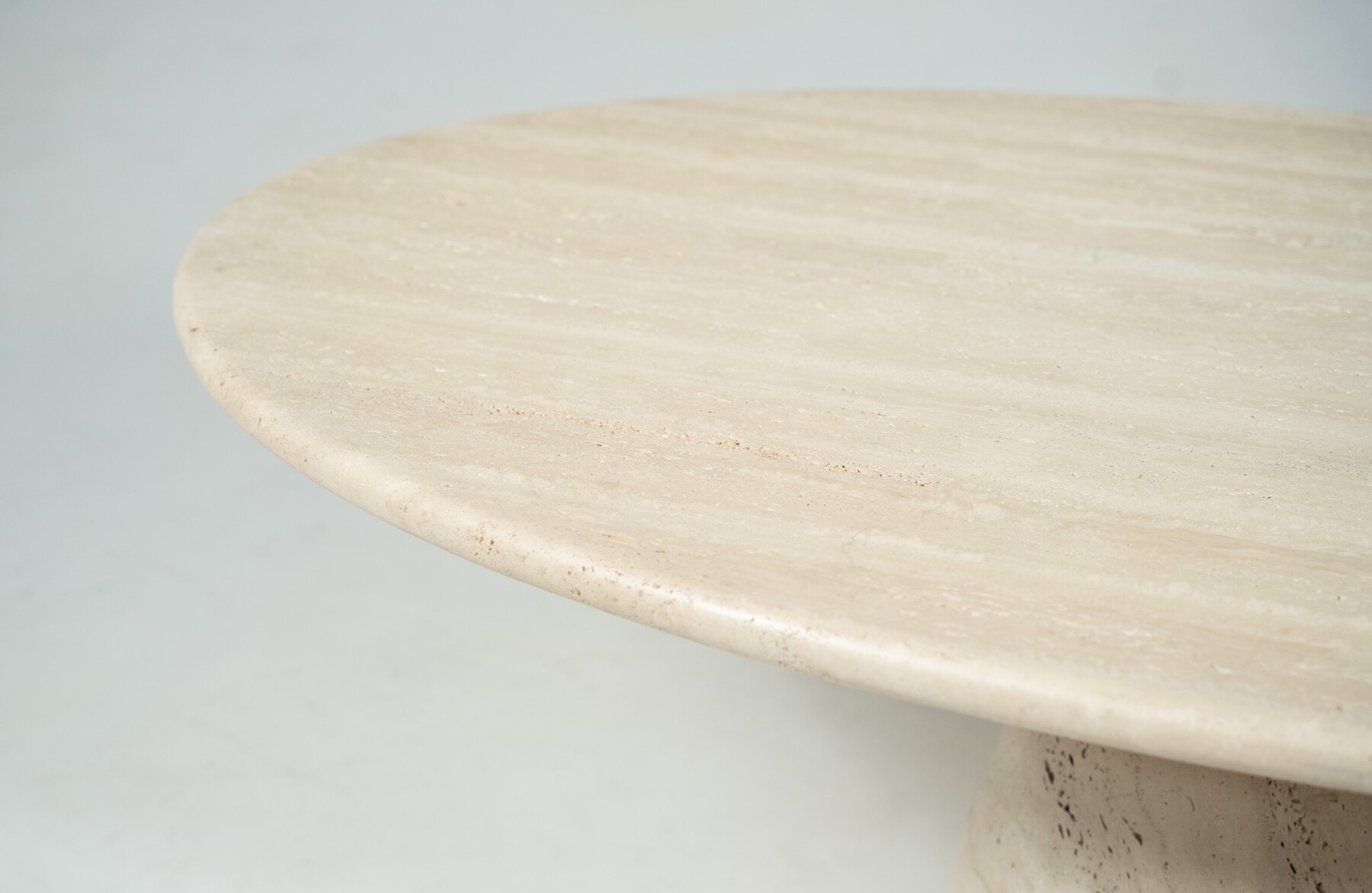 Travertine Coffee Table by Peter Draenert, 1970s