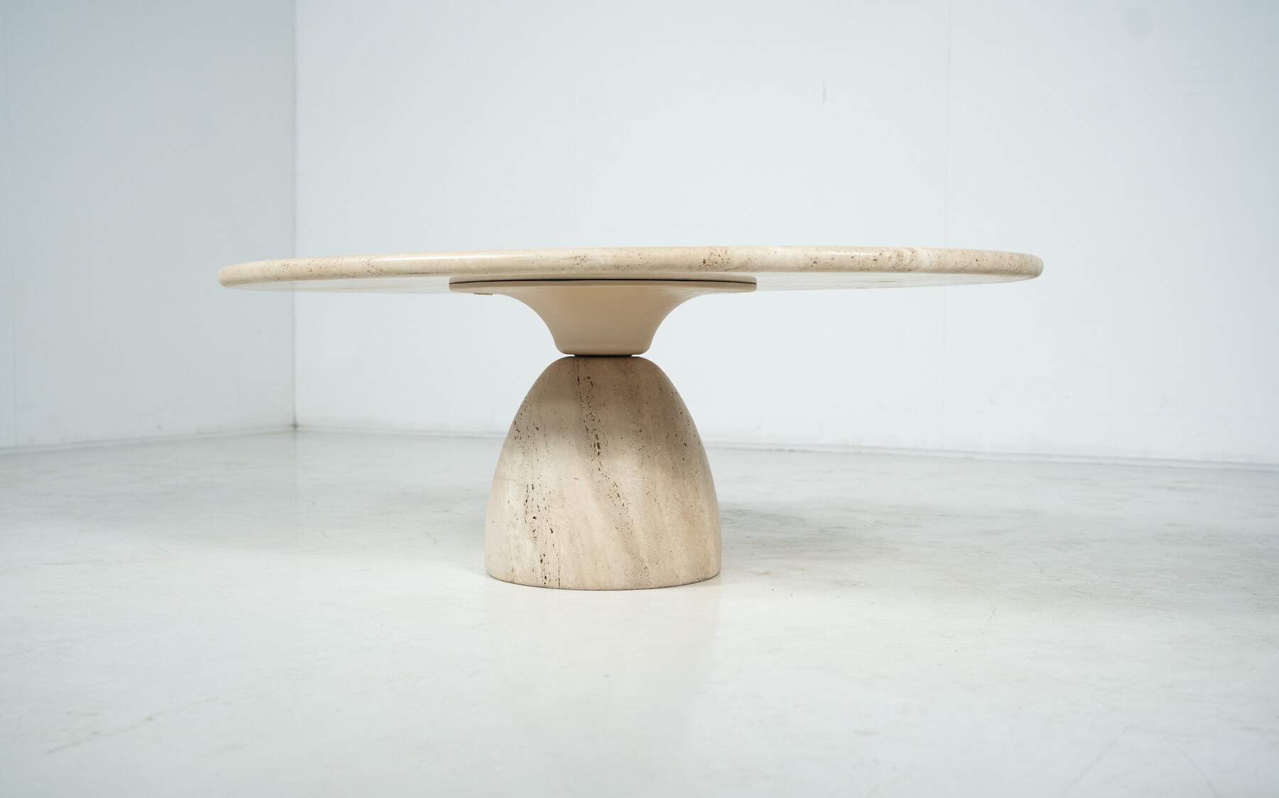 Travertine Coffee Table by Peter Draenert, 1970s