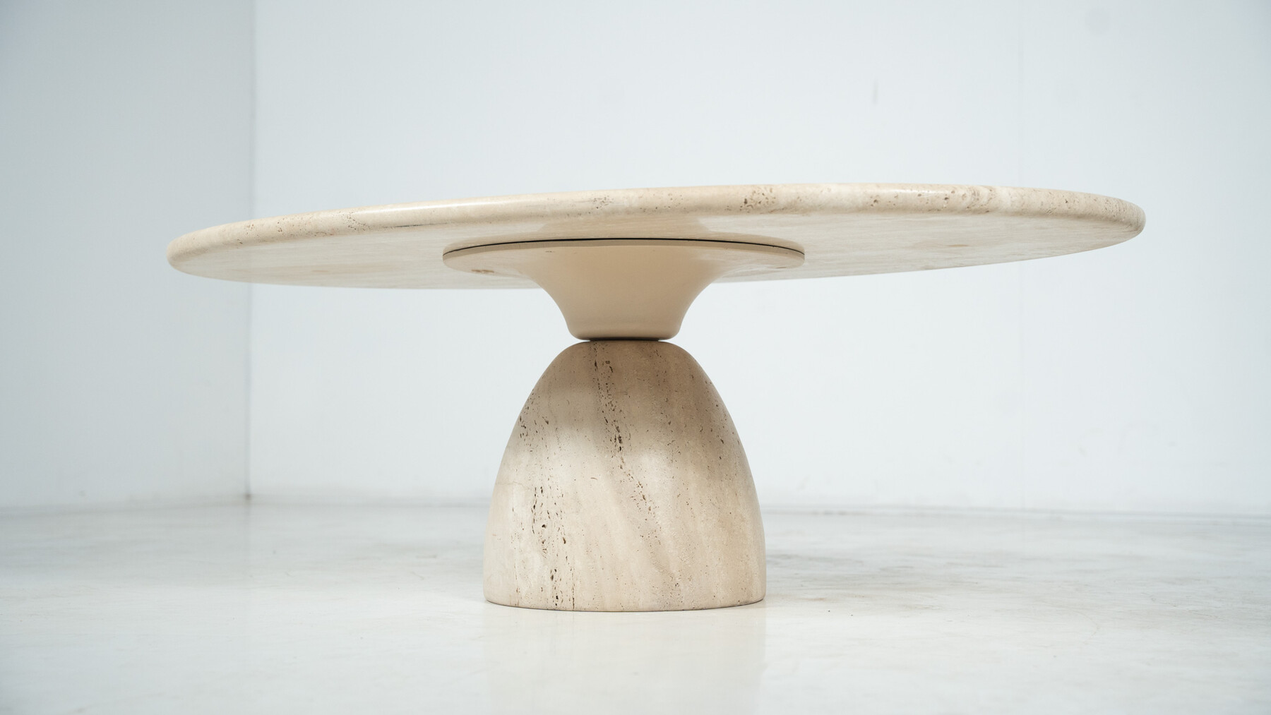 Travertine Coffee Table by Peter Draenert, 1970s
