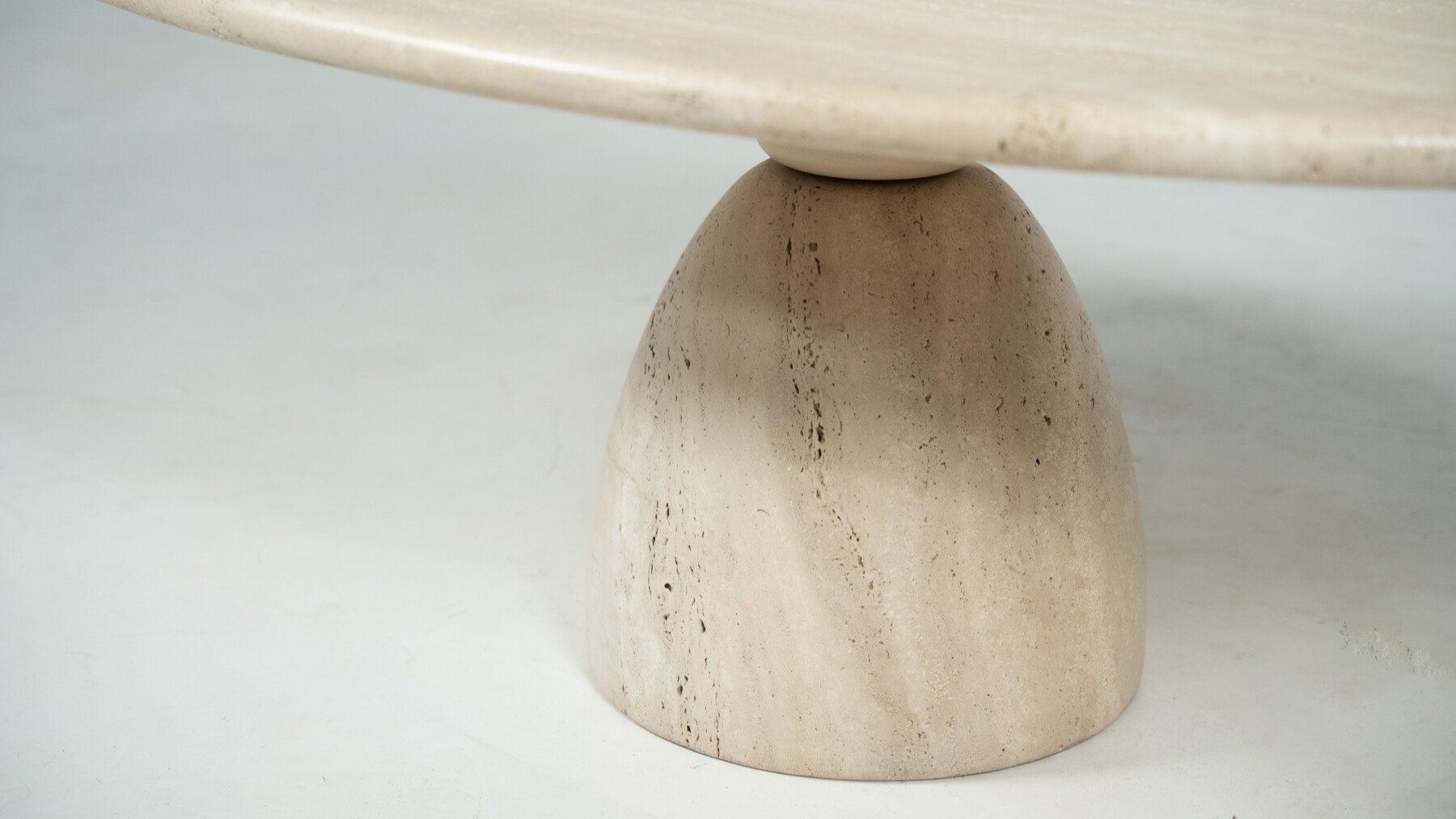 Travertine Coffee Table by Peter Draenert, 1970s