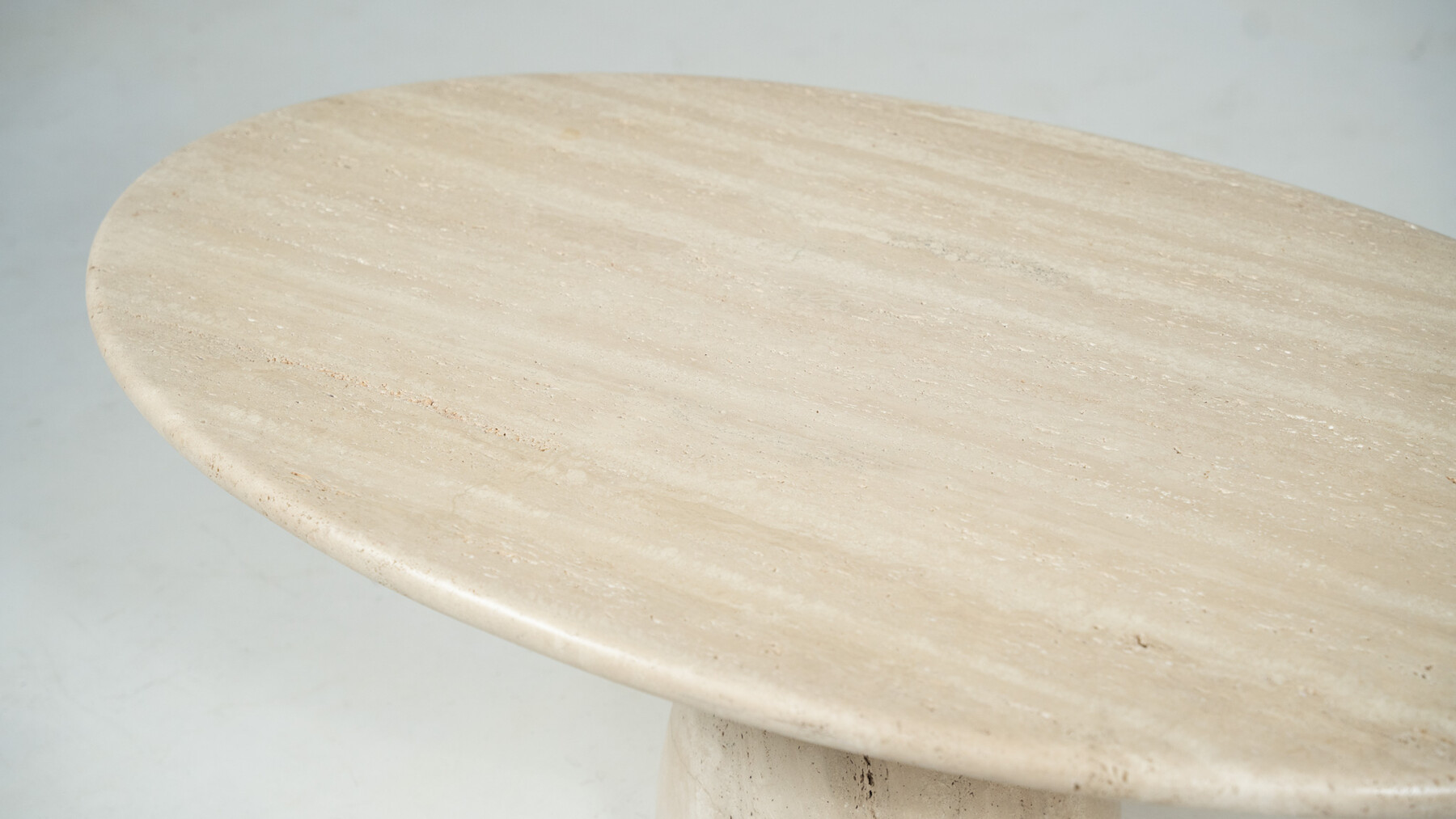 Travertine Coffee Table by Peter Draenert, 1970s