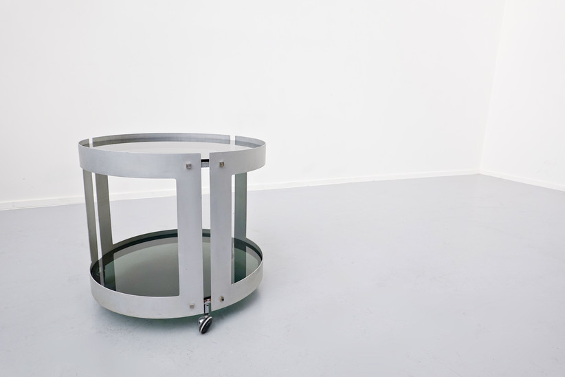 Trolley, Glass and Metal, 1970s