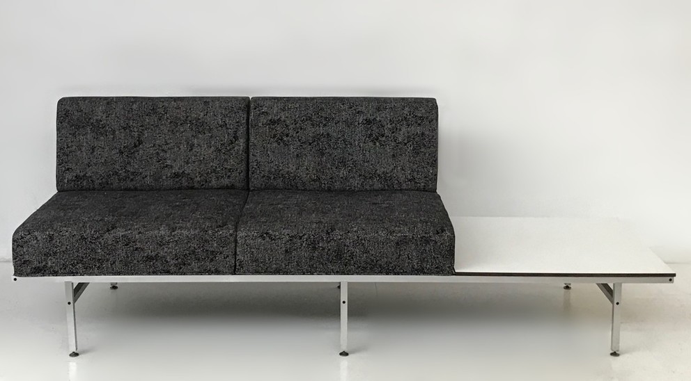 Two Seater Bench With side Tablet